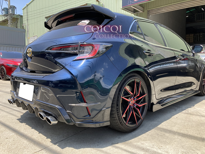 Carbon Fiber B type roof spoiler for Toyota 19~ Corolla hatchback SE
